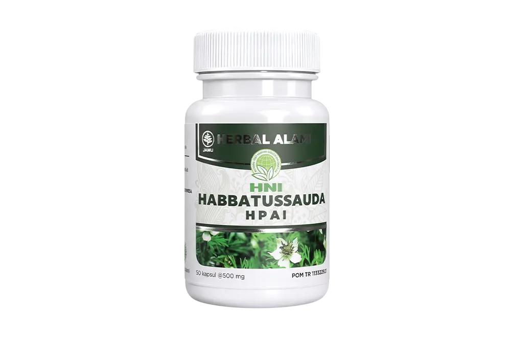 Kemasan Habbatussauda Kapsul HNI 50 kapsul