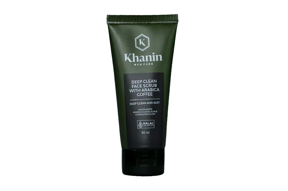 Tube Khanin Face Scrub Arabica Coffee HNI 50 ml